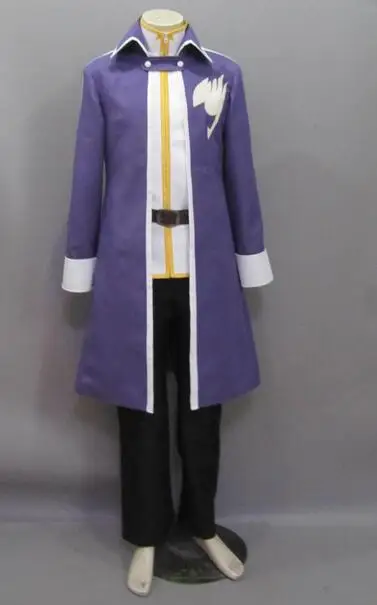 

2017 New Arrival Anime Gray Fullbuster Cosplay Costume Purple Version Customized