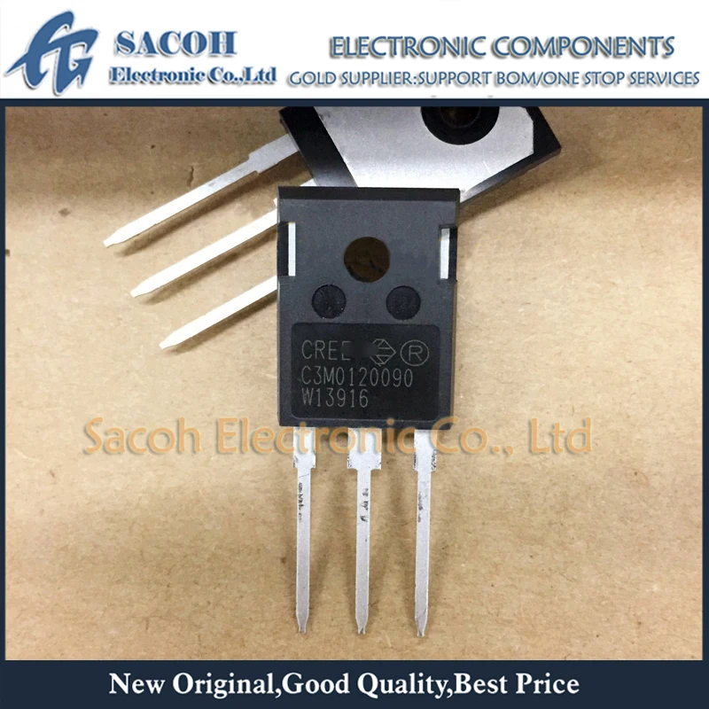 

Refurbished Original 2Pcs/Lot C3M0120090D C3M0120090 TO-247 27A 900V SiC Silicon Carbide Power MOSFET