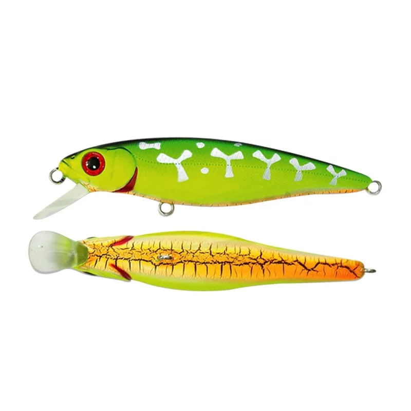 Leurre méné rigide flottant de type poisson nageur, appât Élidéal pour la pêche au bar, au brochet ou à la carpe, wobJeff, crankbait, 8.5cm, 9g