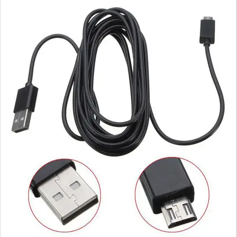 3M Extra long Micro USB charger cable charging cord for Sony Playstation PS4 Slim Pro DUALSHOCK 4 Xbox one wireless Controller