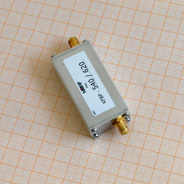 KFBP-540/620 540~620MHz UHF band bandpass filter, SMA interface sensor