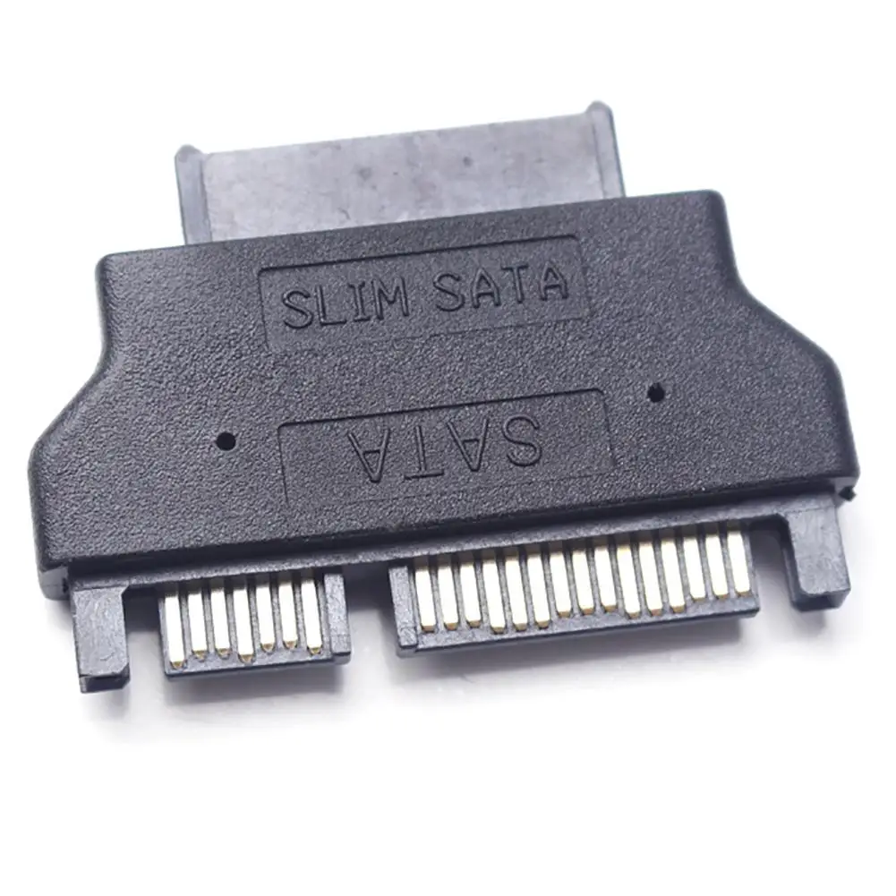 Hot Sale!AdapterATA 7+15 22pin Male To Slim 7+6 13pin Female Adapter For Desktop Laptop HDD CD-ROM Hard Disk Drive