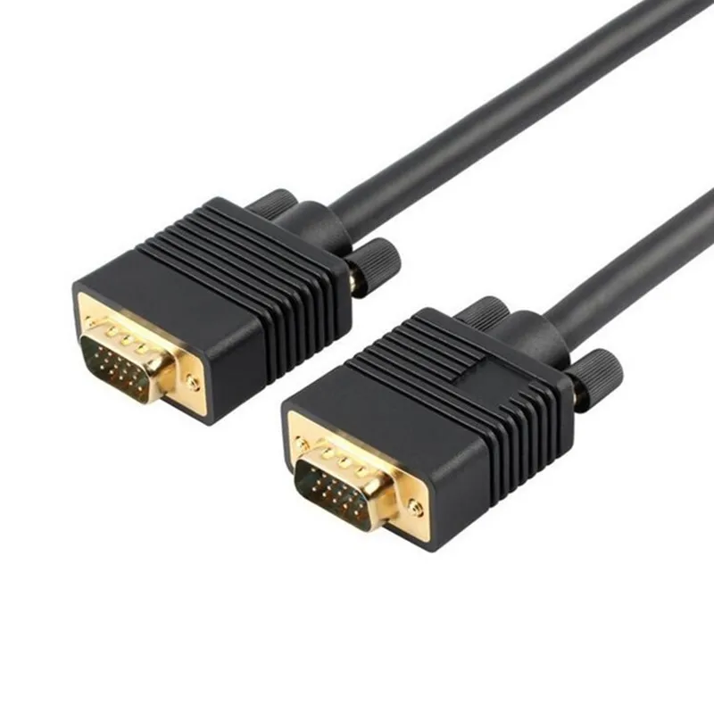 VGA кабель VGA3 + 9 кабель «Папа-папа» 1,5 м 3 м 5 м кабель для ПК, монитора и проектора черного цвета