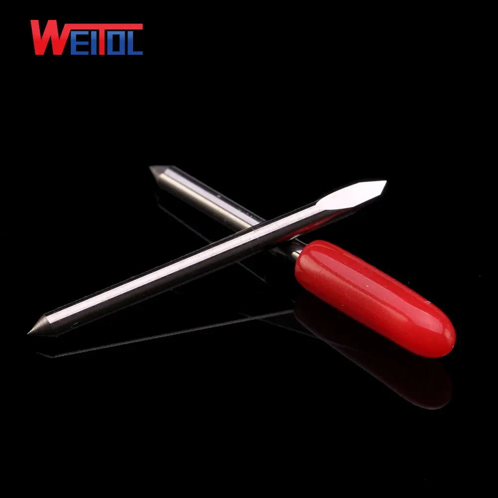 Weitol 5 pz/lotto PCUT plotter lame taglierina 30/45/60 gradi plotter in metallo duro strumenti di taglio del vinile strumenti di incisione CNC