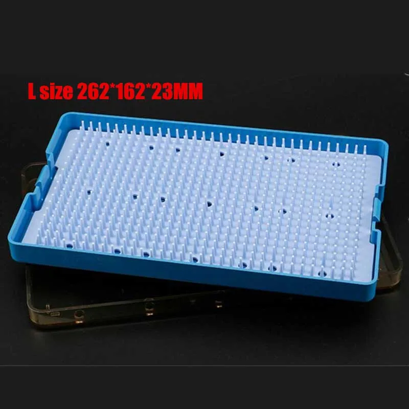 

SML Size Ophthalmic Microsurgical Instruments Surgical Autoclavable Surgery Silicone Disinfection Box