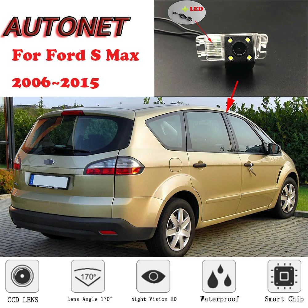 AUTONET Backup Rear View camera For Ford S Max 2006~2015 Night Vision/parking Camera or Bracket