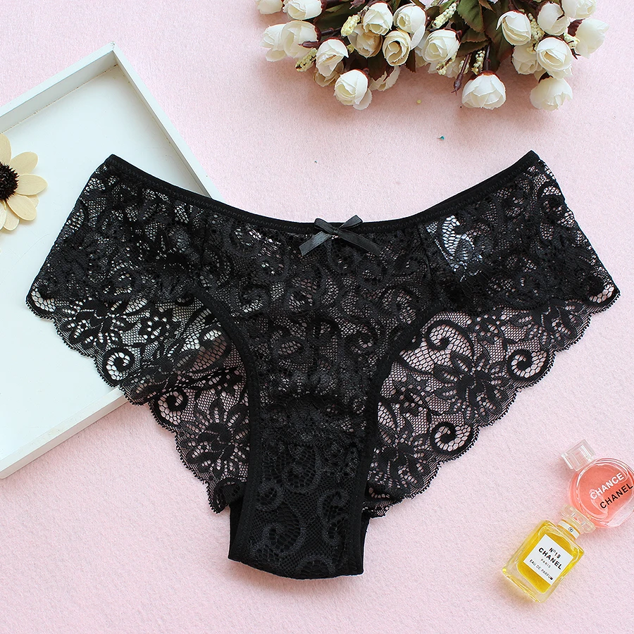 

1pcs Sexy Lace Panties Women Fashion Seamless Cotton Breathable Briefs High Quality Low Waist Women Underwear Hot Sale Plus Size