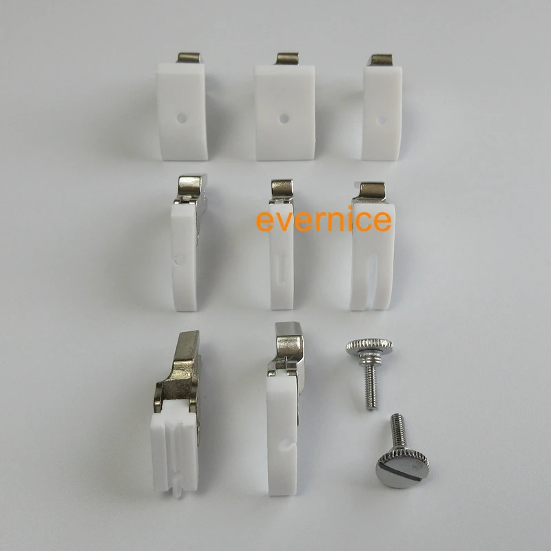 8 Non-stick coating ZIPPER & WIDE BOTTOM PRESSER FOOT for SINGER 31-15 44 95 96 241 251 281