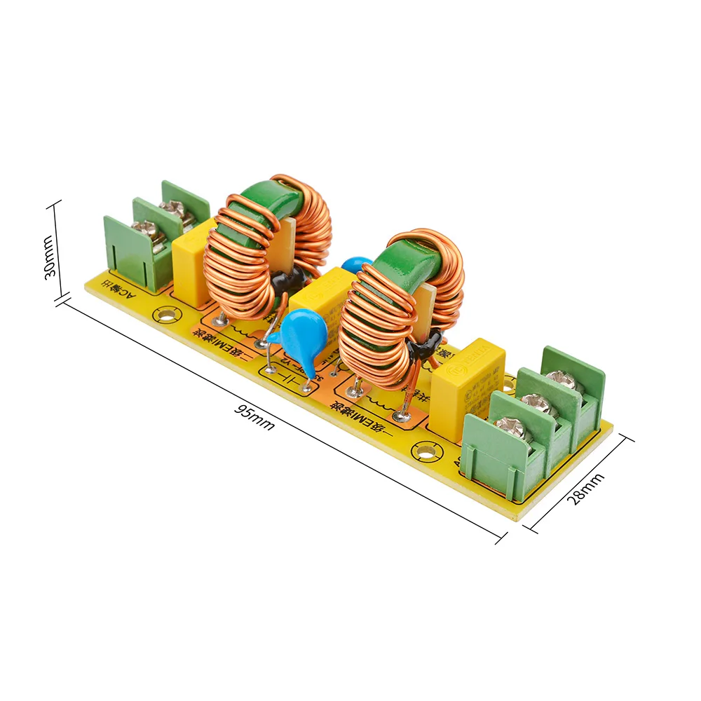 AIYIMA 18A สูงความถี่ AC Power กรอง EMI กรองโมดูล Anti-Jamming DIY สำหรับลำโพงเครื่องขยายเสียงโฮมเธียเตอร์