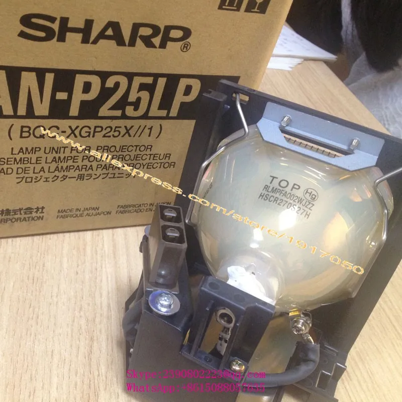 

HSCR270W Original Projector Lamp AN-P25LP For SHARP XG-P25XE /XG-P25XU /XG-P25X Bulb With Housing