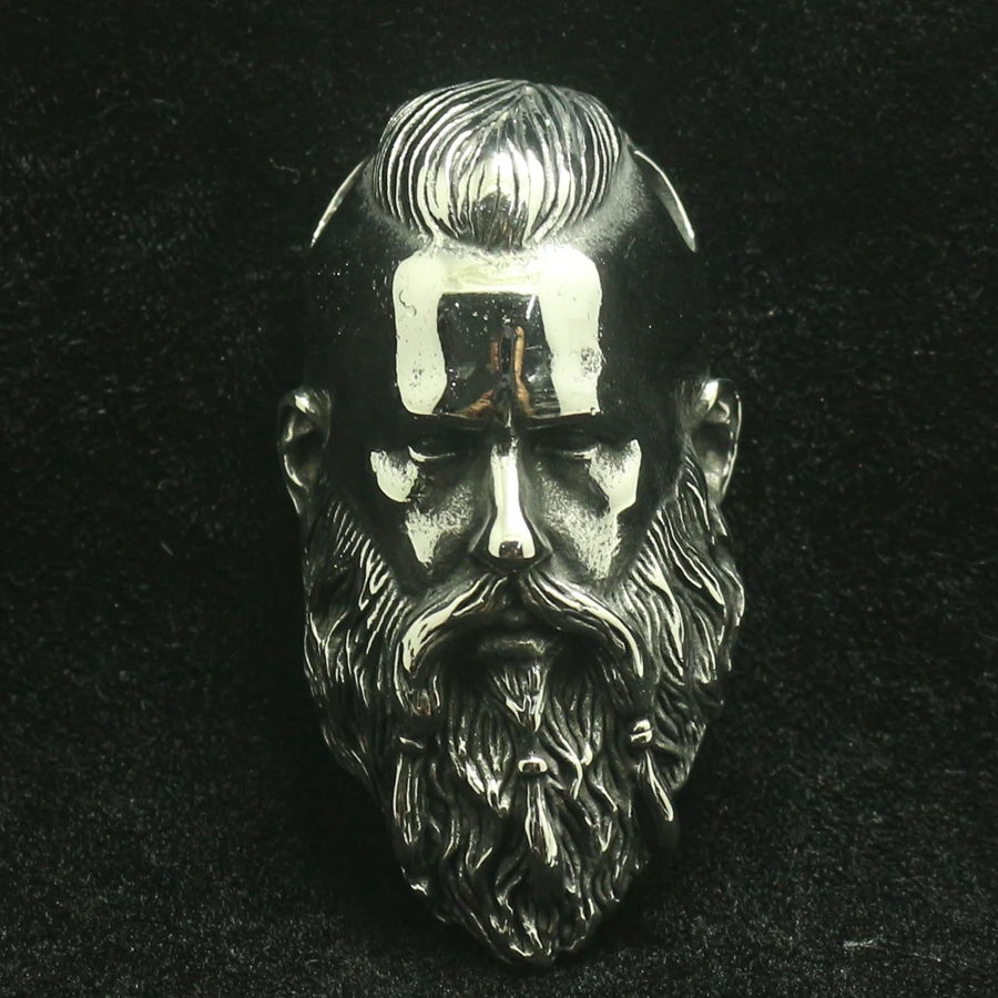 Men 316L Stainless Steel Cool Big Punk Gothic Big Viking Pendants Newest