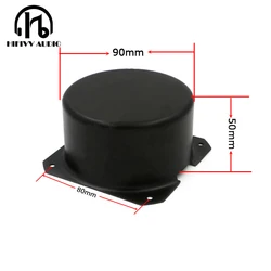 90*50mm Toroidal Transformer Cover Black Metal Magnetic Shield Case Anti-Interference Noise Reduction For HIFI Amplifier DAC