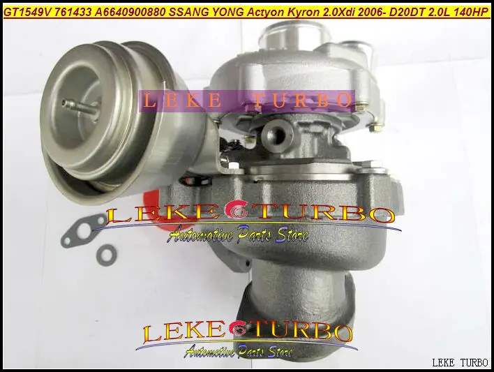 

Free Ship GT1549V 761433 761433-0002 A6640900780 Turbo Turbocharger For SSANG YONG Actyon A200XDi Kyron M200XDi 2.0L Xdi D20DT