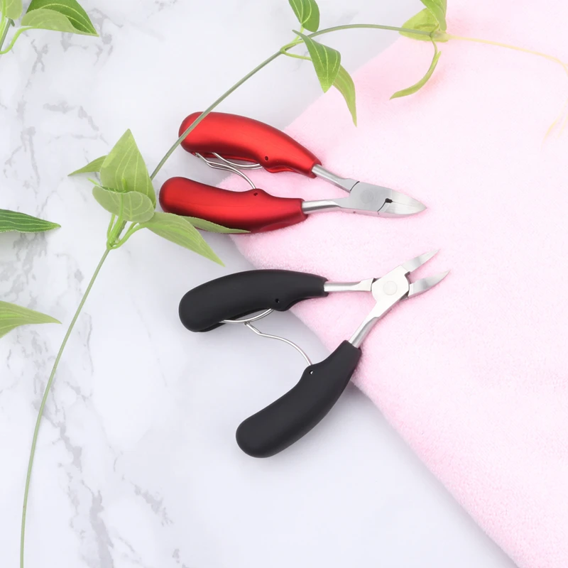 Brainbow-Professional Nail Scissor, Paroníquia, Cutícula Tesoura, Sharp, Curvo, Clipper, Nipper, Manicure, Pedicure, Nail Care Ferramenta