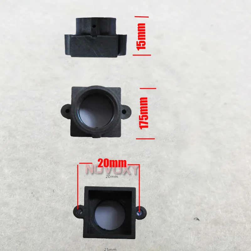 DIY M12 Lens Base 18mm Mounting Hole Spacing 6mm 8.5mm 12mm High Plastic Lens Holder PCB Board Module Lens Mount Connector