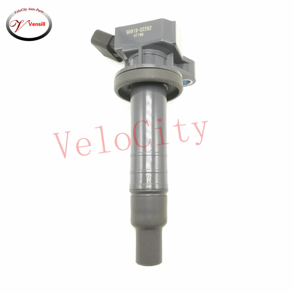 4 PCS Ignition Coil Part No# 90919-02262 90080-19015 GN10314 For Toyota Yaris Corolla Passo Altis Belta