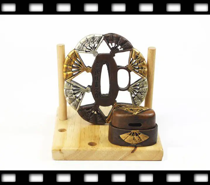 

TFK020 самурайский Катана FAN TSUBA фучи Кашира Катана фитинги для DIY