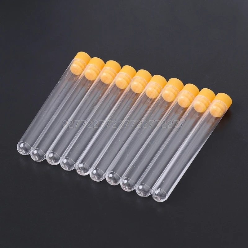 10Pcs/Set Transparent Knitting Sewing Felting Needle Plastic Bottle Storage Container D19 dropship