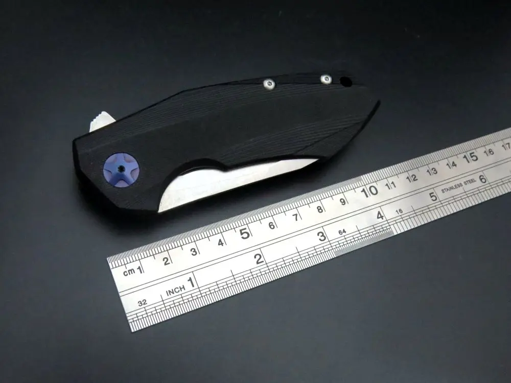 New 0456 Tactical Folding Knife G10 Handle D2 Blade Bearing Flipper Hunting Knife Pocket Camping Survival EDC Tools