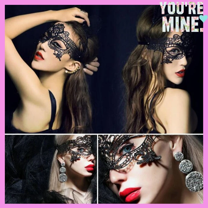 

2000pcs! Black Sexy Women Lady Girl Lace Mask Cutout Eye Face Mask for Halloween Masquerade Party Fancy Dress Costume,adjustable