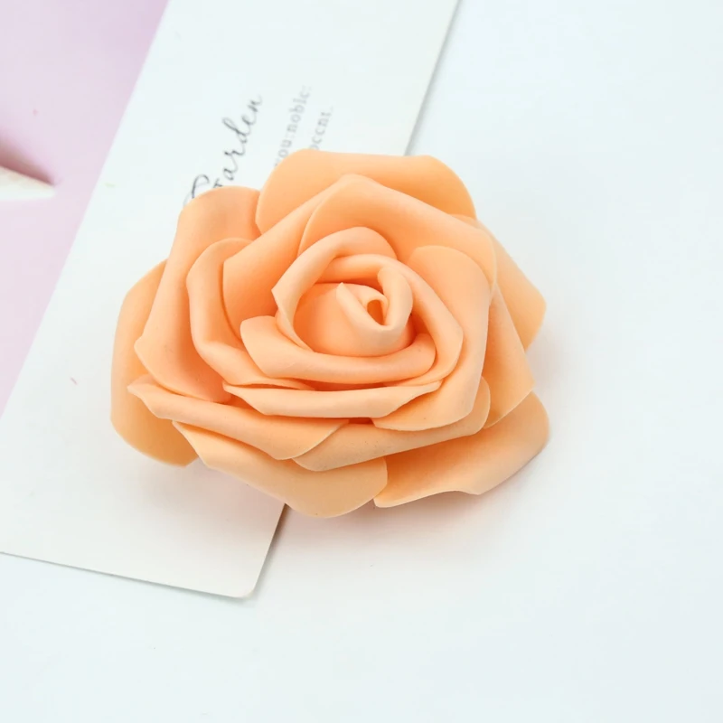 7CM Schaumrosen Blumenwand Heim- und Hochzeitsdekoration Brautaccessoires Ausverkauf Scrapbooking Brosche Handgemachte Kunstblumen – Detail 20