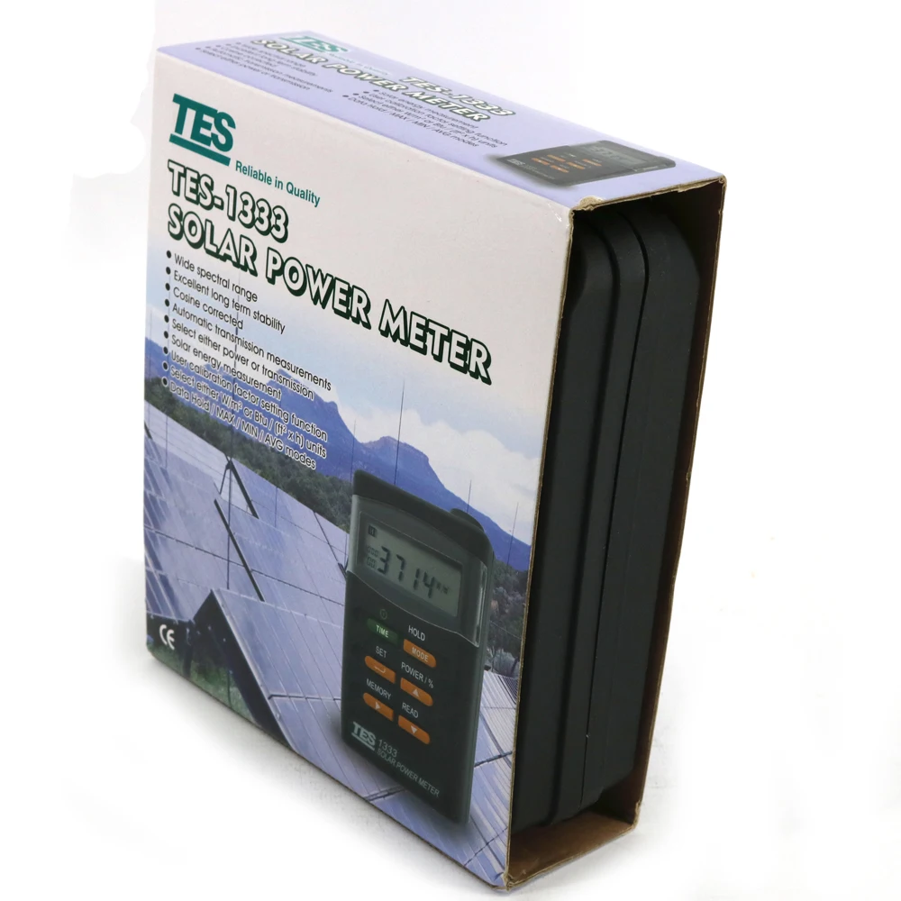 Imagem -05 - Medidor de Energia Solar Medidores de Energia Solar Datalogging Medidor de Energia Solar Rs232 Interface Tes1333