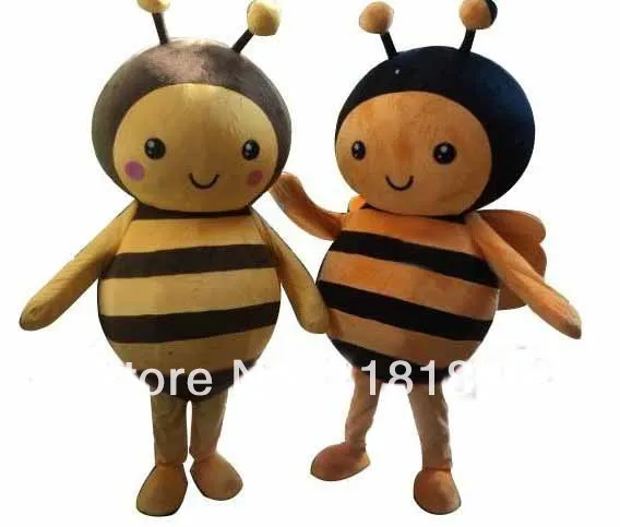 MASCOT Big Eyes Honey Bee Mascot เครื่องแต่งกายที่กำหนดเองแฟนซีเครื่องแต่งกายอะนิเมะคอสเพลย์ชุด Mascotte ชุดแฟนซี Carnival เครื่องแต่งกาย