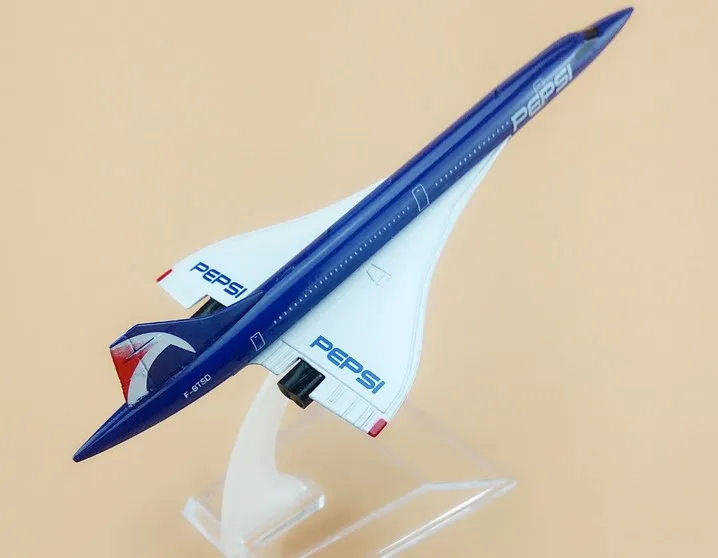 15.5cm Metal Air France Costa Concordia PEPSI F-BTSD Airways Airlines Plane Model Airplane Model w Stand Aircraft