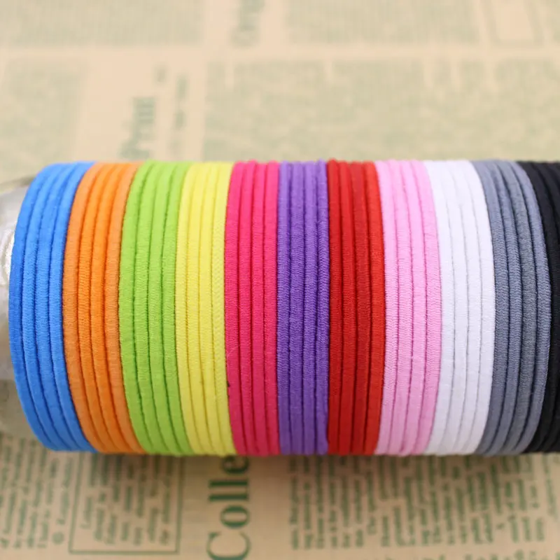 Brand(KAKU) 20pcs/bag Certified Products 2015 New 4.5CM Hair Holder Rubber Bands Hair Elastic Accessories Girl Women Tie Gum