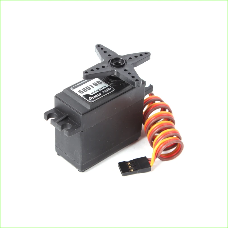 Power HD 6.7kg 43g Analog Servo HD-6001HB With Plastic Gear Double Bearings 25T for Rc Car