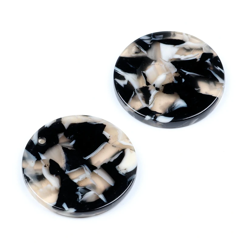 Leopard Print Tortoise Shell Earring Charm, Boho Style