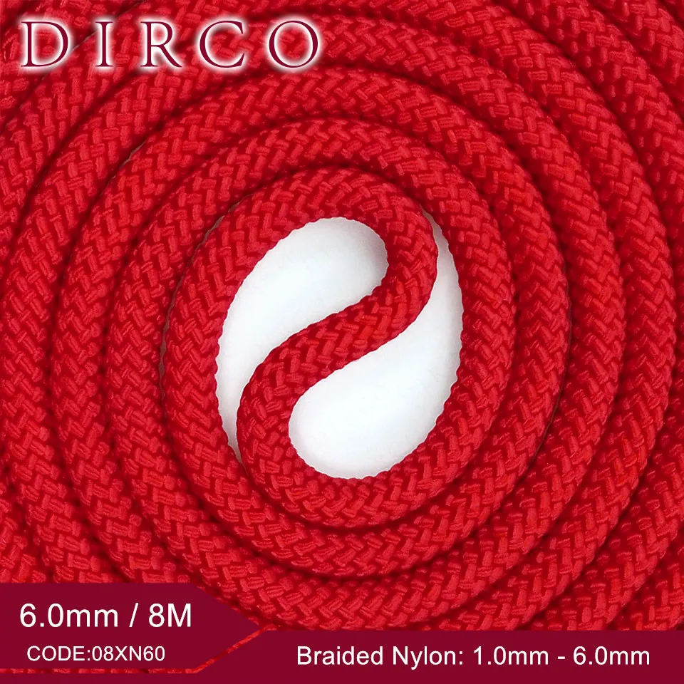 Braided Nylon Ropes 6mm 8M/Roll Thread DIY String Strap Cords Beading Bracelet For Jewelry Making Lacing Tassels Macrame Rattail