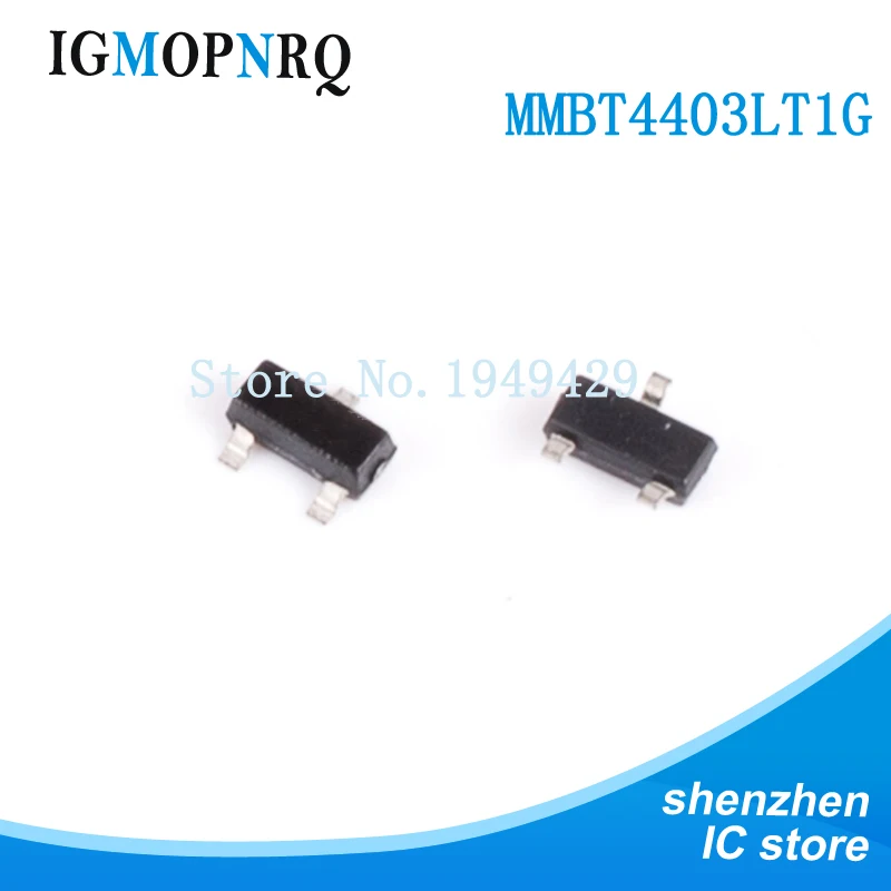 100PCS/Lot  MMBT4403 MMBT4403LT1G 2T SOT23 MMBT4403LT1 2N4403 600mA 40V SOT-23 PNP SMD Transistor  New