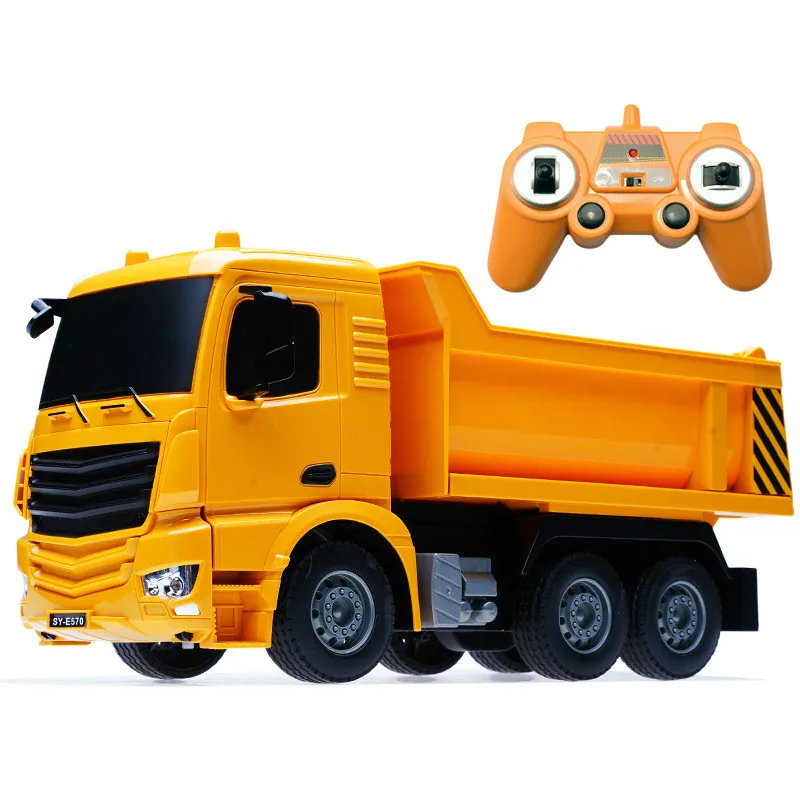 2.4G Radio Control  RC Fire Truck Remote Control Water Jet Fire Engine For Kids Gift Toys image 4