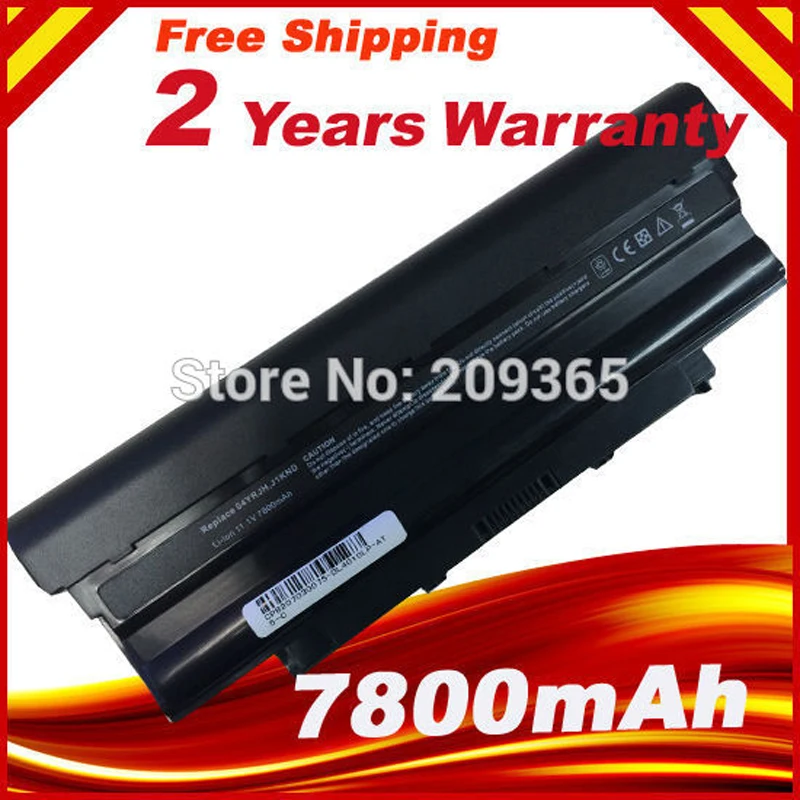 

HSW Replacement Laptop Battery For DELL Inspiron N4010 N3010 N3110 N4110 N5010 N5010D 7800mAh fast shipping