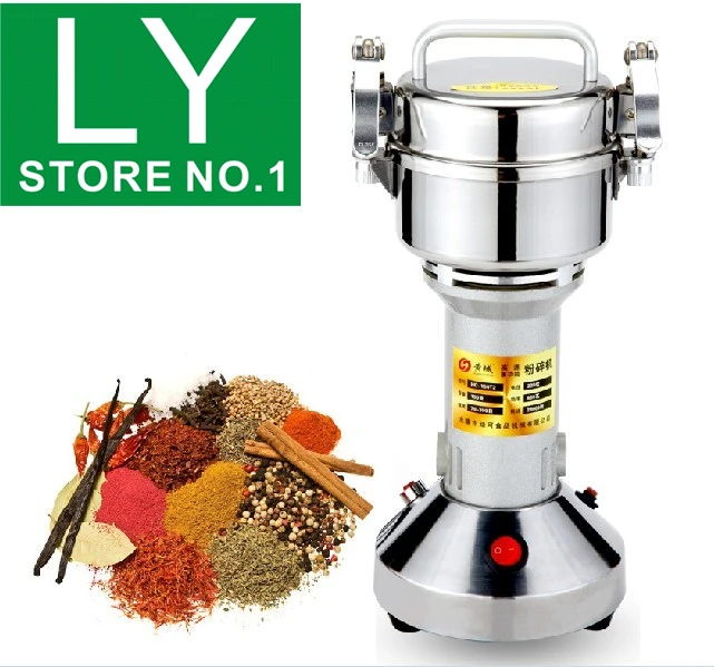 150 g medicine grinder stainless steel small ultrafine powder machine grinding machine household electric flour mill