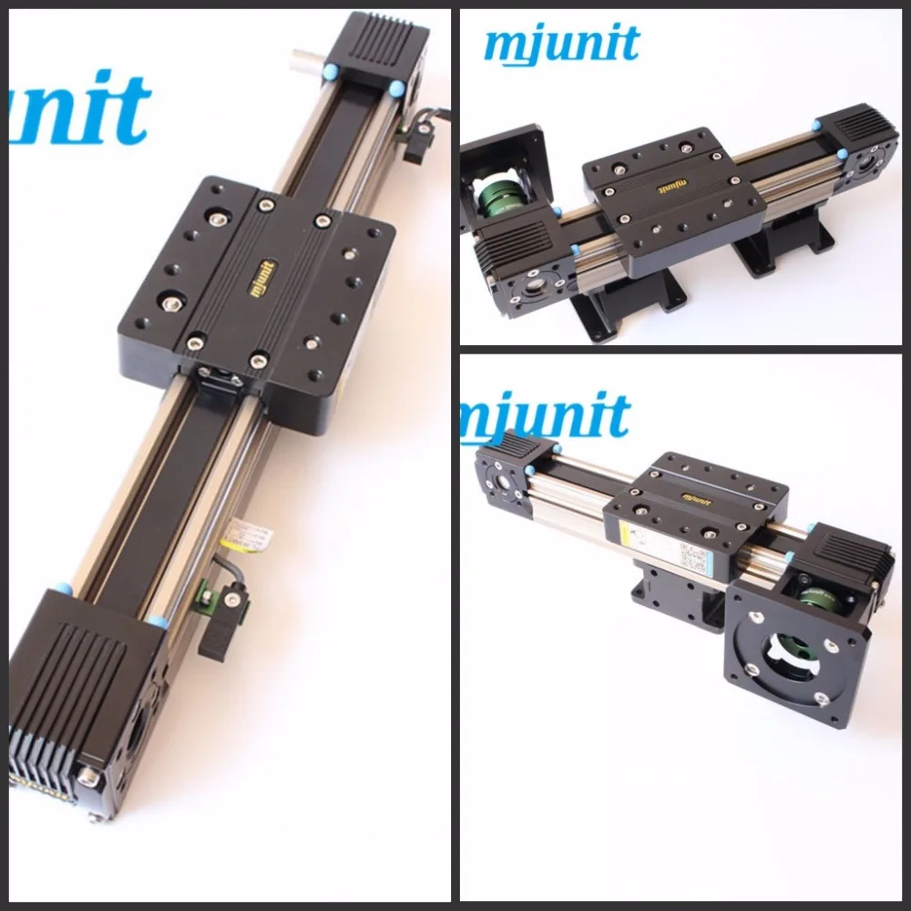 

Mjunit MJ45 German design flexible length belt driven linear guideway for CNC with 407mm stroke