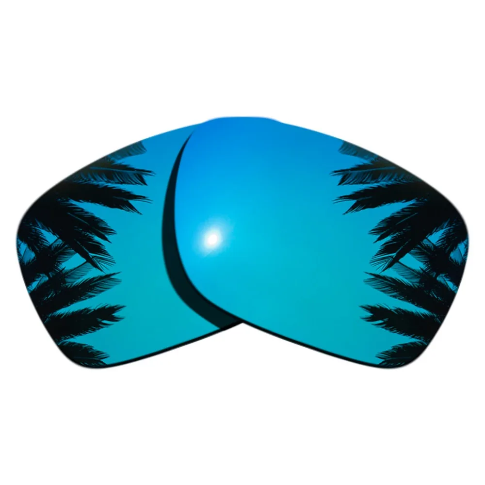 (Ice Blue Mirrored+Ice Blue Mirrored Coating) 2-Pairs Polarized Replacement Lenses for Holbrook Frame 100% UVA & UVB Protection