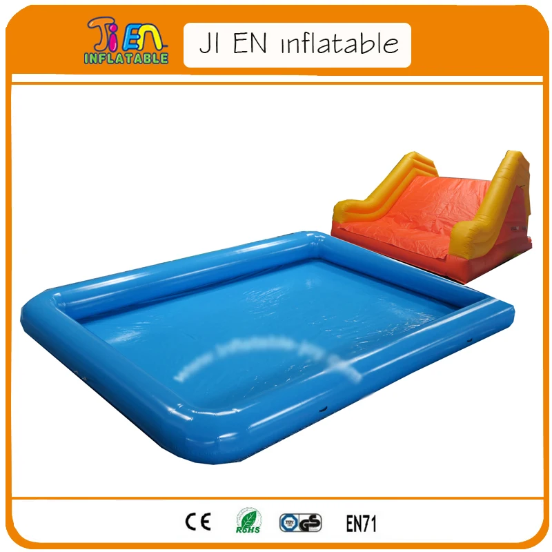 Free shipping inflatable slide and pool combo / inflatable water pool for children and adults / high quality sldie water pool