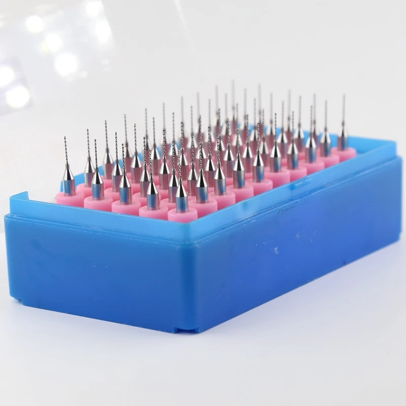 0.5mm 0.55mm tungsten carbide drill bit CNC wood router set 50PCS mini dremel exercise tool PCB drilling machine tool