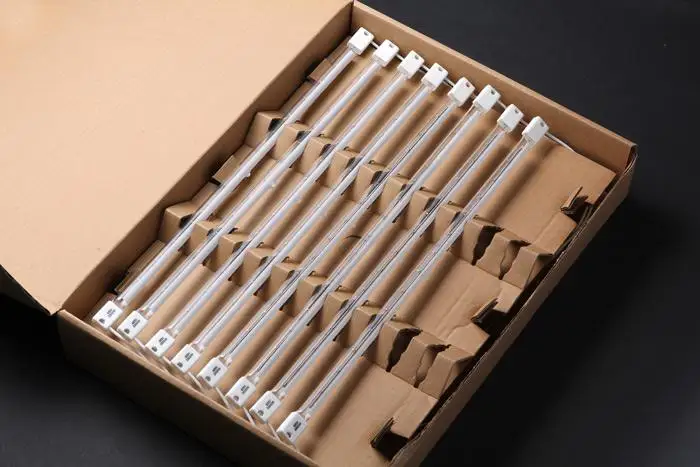 Short Wave Tube with Ceramic Reflector Infrared Emitters for Web Process Drying IR Heating Lamps