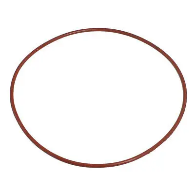 

150mm OD 3.5mm Thickness Red Silicone O Rings Oil Seals Gasket