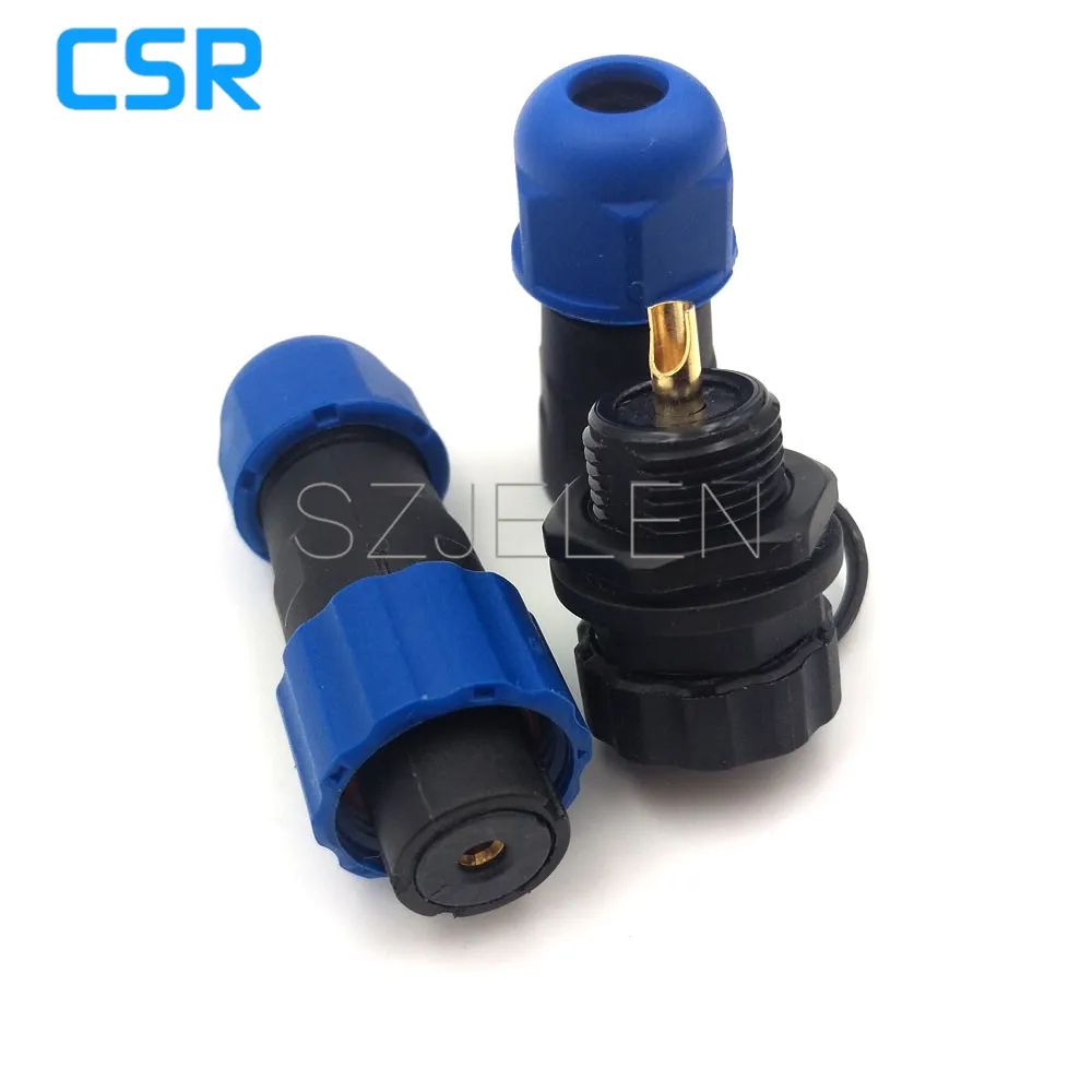 SP1310/S01-SP1312/P01, 1pin Waterproof Connector , 1-Pin Aviation Connector Plug And Socket, IP68.Electrical Cable Connector