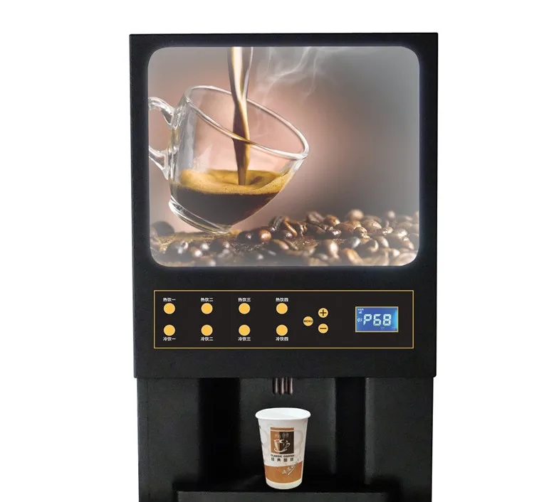 automatic 4cold 4hot coffee machine