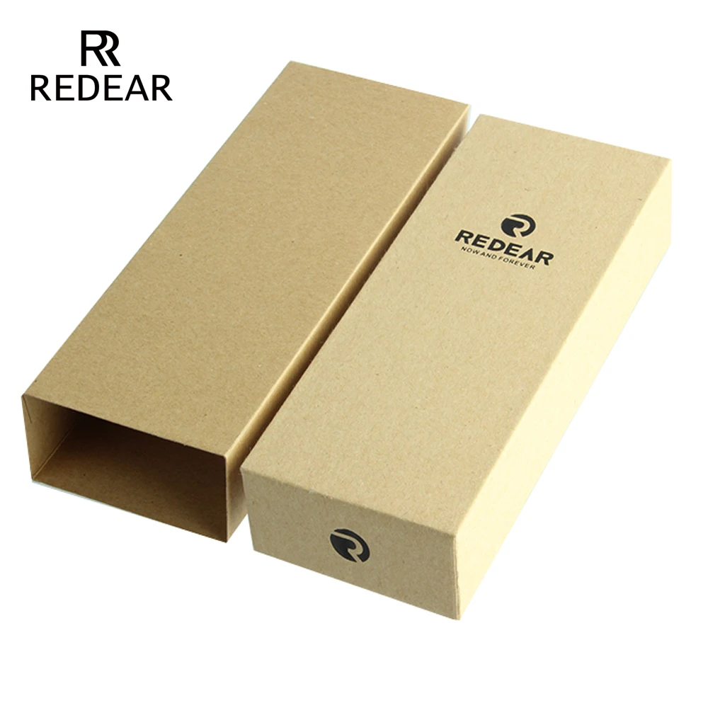 

REDEAR Rectangle Watch Gift Box Yellow Packing Paper Box With Logo