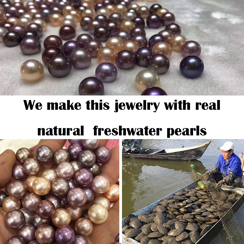 Handmade Natural Pearl Earrings Gold Filled Brincos Not Fade Party Vintage Jewelry Pendiente Oorbellen For Women