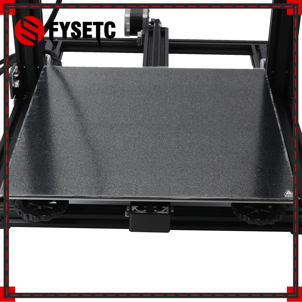 

Ultrabase 3D Printer Carbon Silicon Crystal Build Hotbed Platform 310*310MM Thick 4mm Glass For 3D CR-10/10S