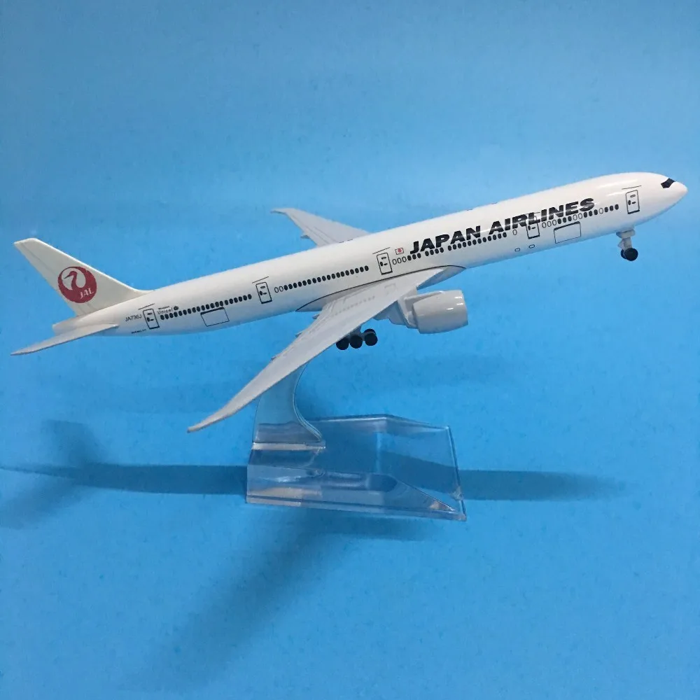 JASON TUTU 20cm Plane Model Airplane Model Japan Airlines Boeing 777 Aircraft Model Diecast Metal 1:200 Airplanes Model Plane