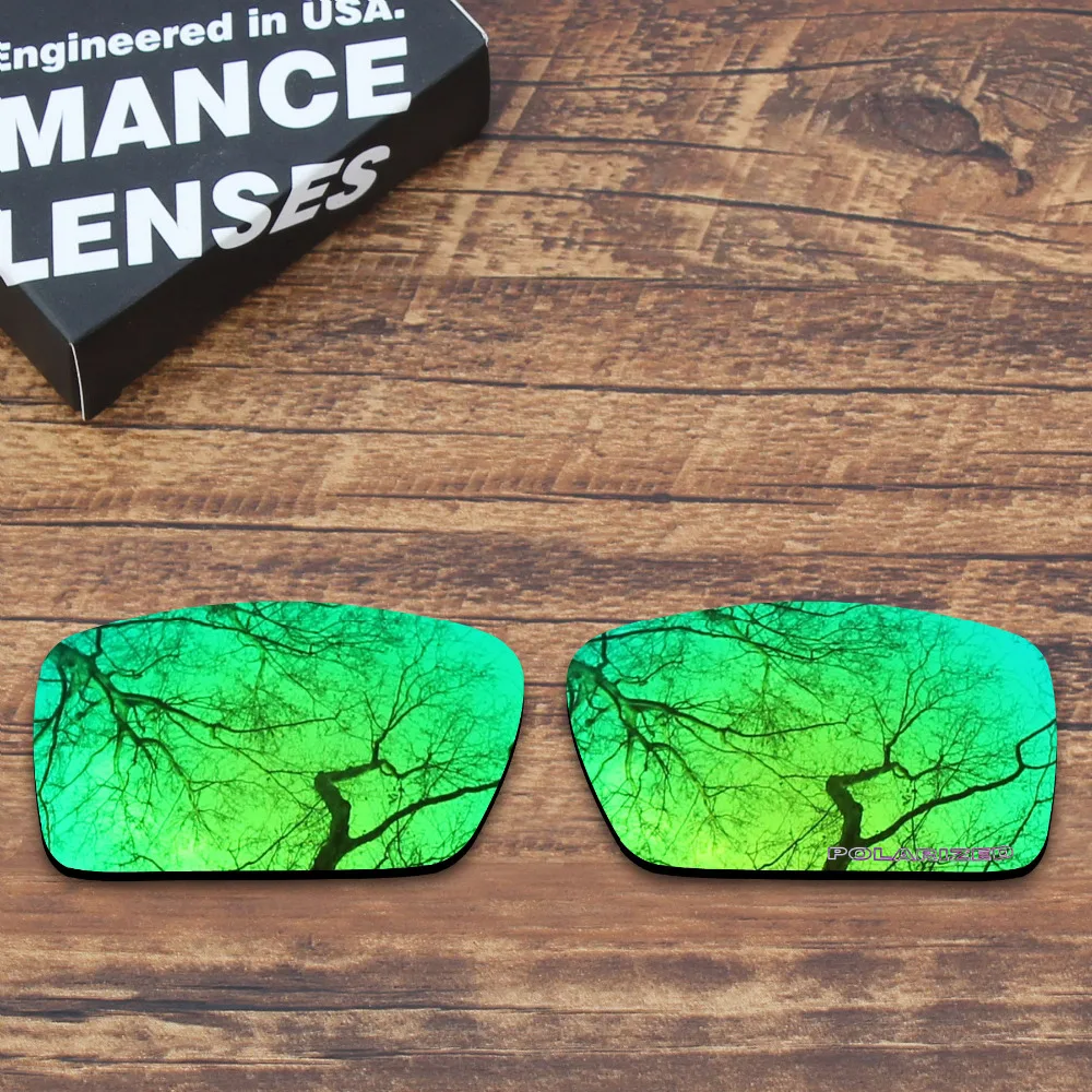 

Millerswap Resist Seawater Corrosion Polarized Replacement Lenses for Oakley Gascan Sunglasses Green Mirrored