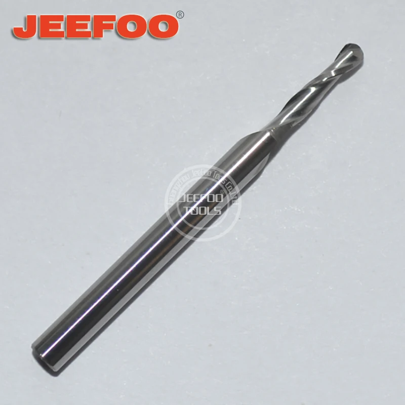 Jeefoo 3.175*2.0*8 Ball Nose Sintered Diamond Tools/CNC Engraving Bits/Stone Carving Tools/3D Embossment  For CNC Machine